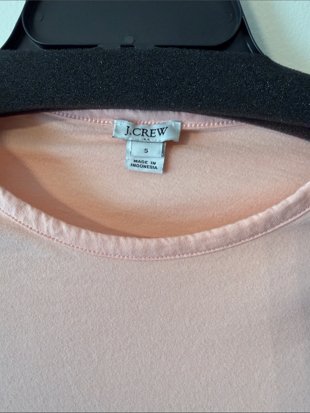 J. Crew Peach Crewneck Short Sleeve 100% cotton mini dress - Picture 2 of 5